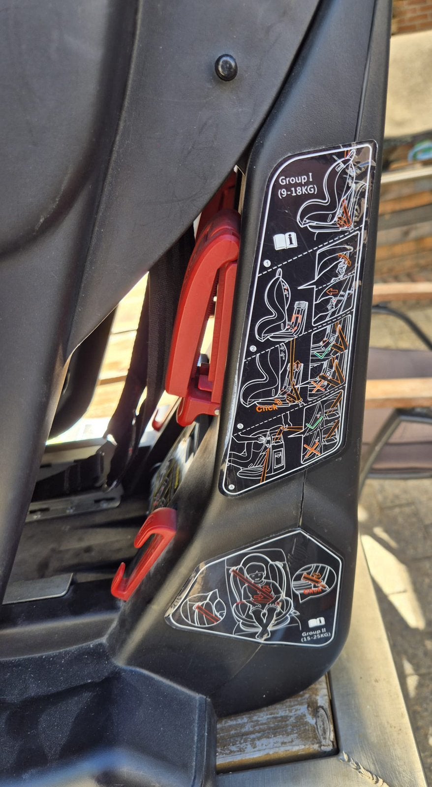 Auto kinderstoeltje, Ophalen, Zo goed als nieuw, Overige merken, Autogordel