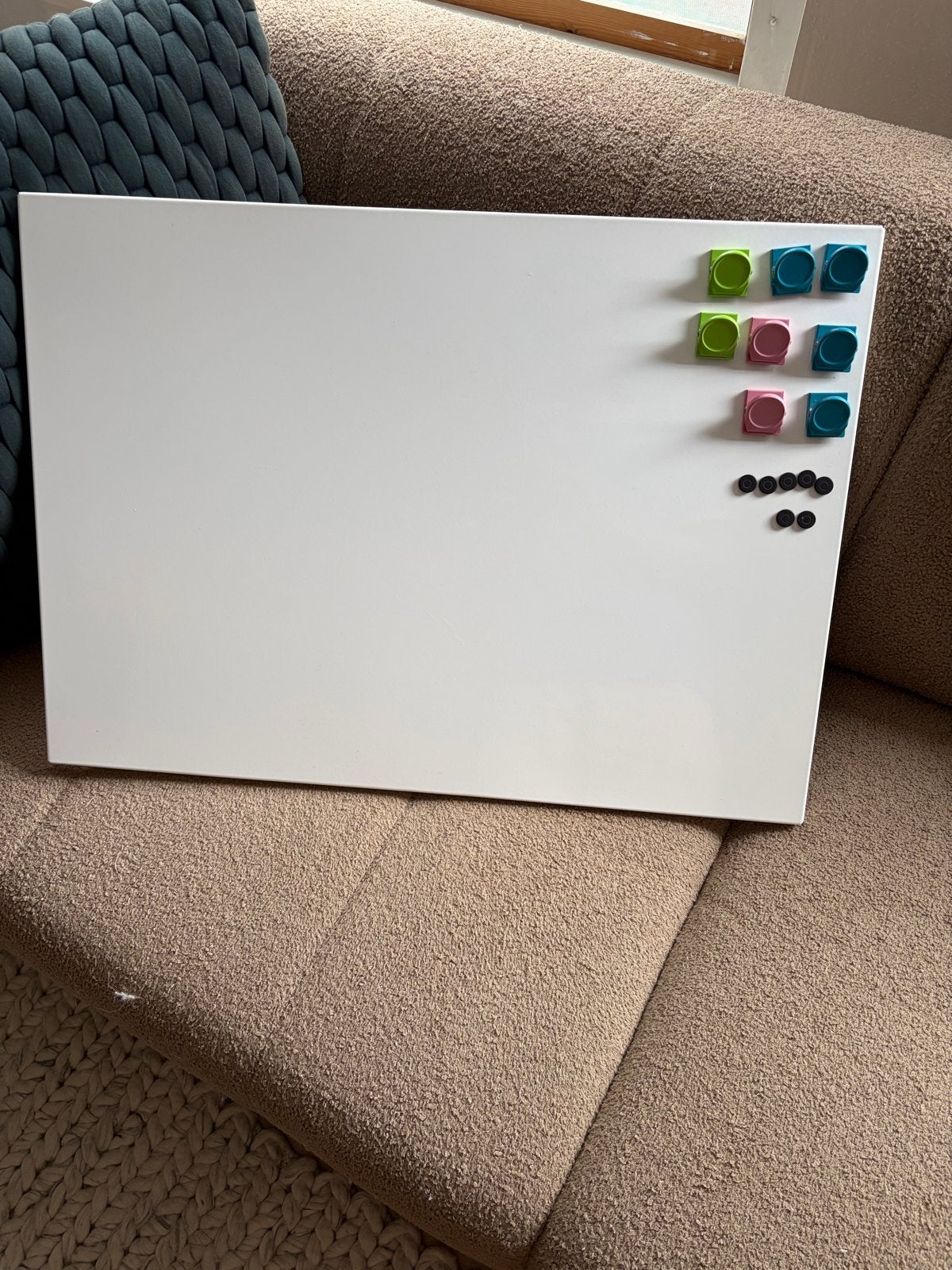 IKEA FEJIG Magnetisch Memobord - Wit, 70x50 cm, Metaal, Ophalen of Verzenden, Zo goed als nieuw, Wandbord of Wandpaneel