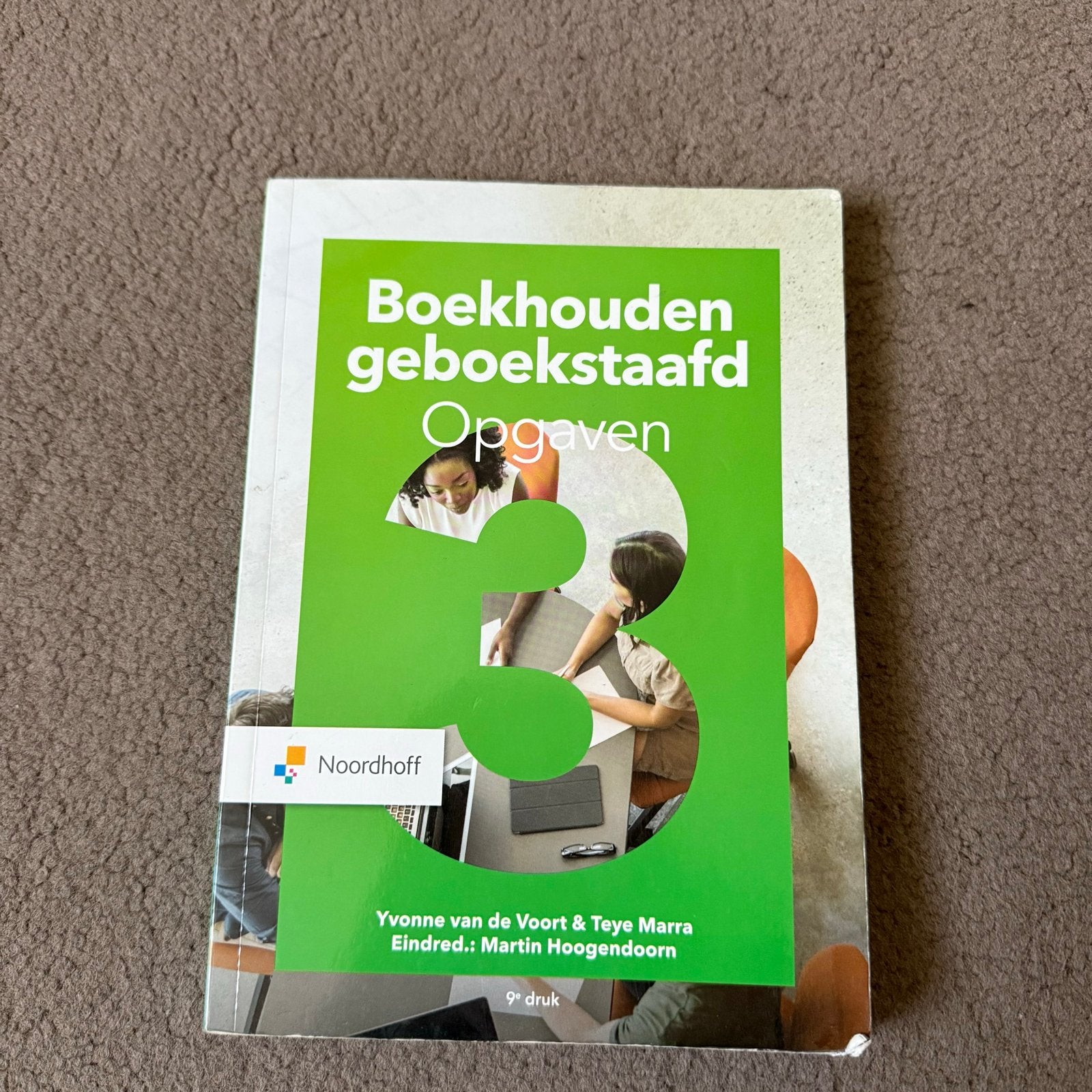 Boekhouden geboekstaafd 3 opgaven - 9e druk, Boeken, Ophalen of Verzenden, Gamma, Zo goed als nieuw, Overige niveaus