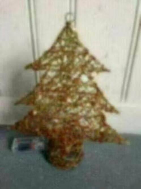 Decoratie kerstboom met lichtjes, Ophalen of Verzenden, Zo goed als nieuw