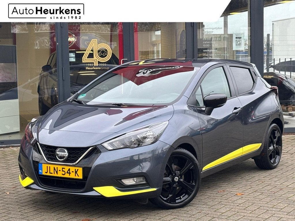 Nissan Micra IG-T 92 Xtronic Kiiro | AUTOMAAT | NAVIGATIE |, Gebruikt, Automatische klimaatregeling, 92 pk, 3 cilinders