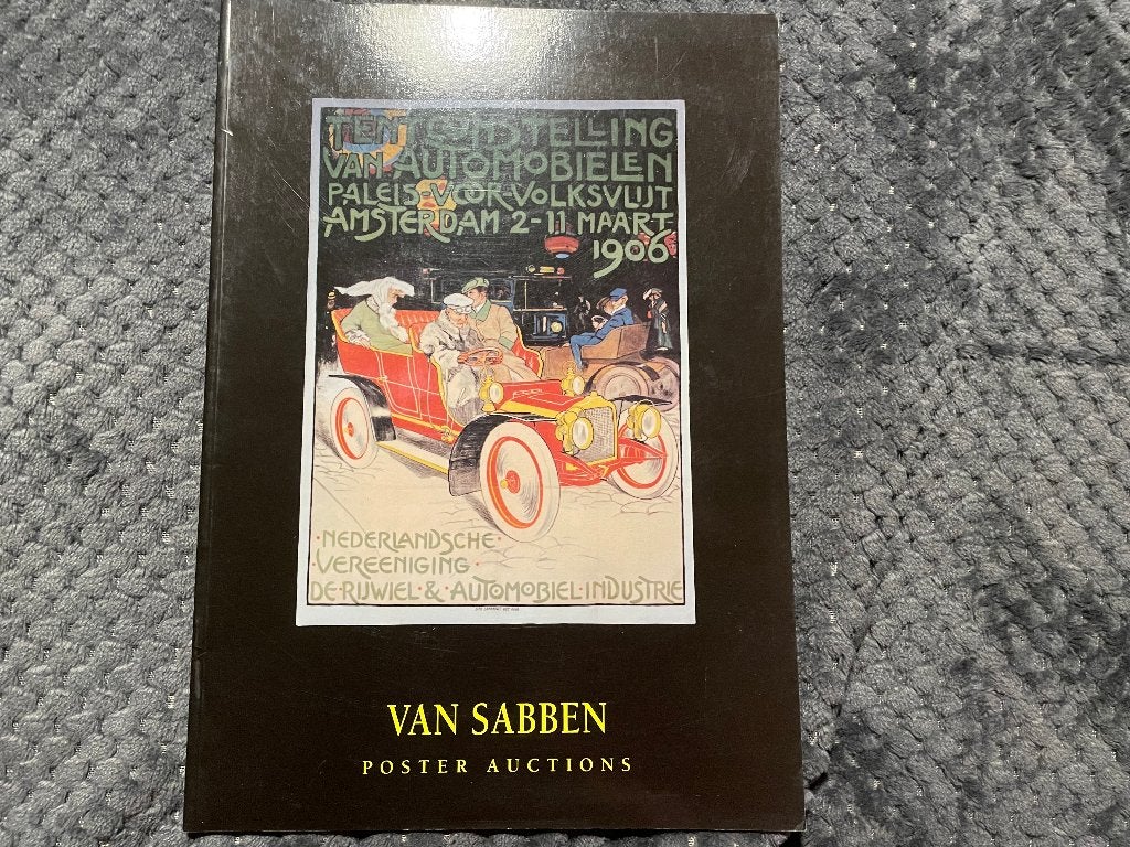 Poster auctions, Verzamelen, Ophalen of Verzenden, Gebruikt, A1 t/m A3
