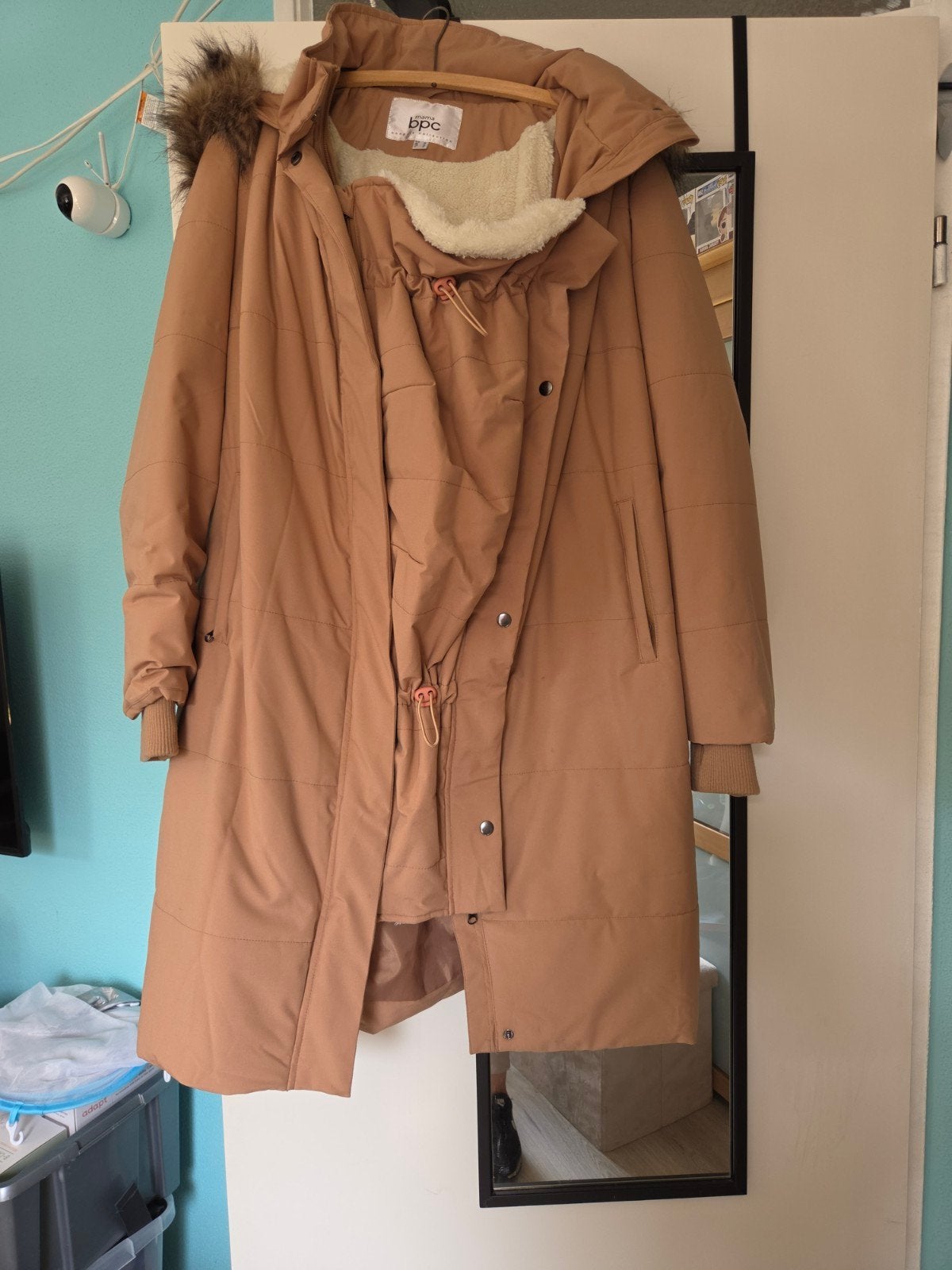 zwangerschapsjas met inritsbaar draagstuk, Kleding | Dames, Ophalen, Zo goed als nieuw