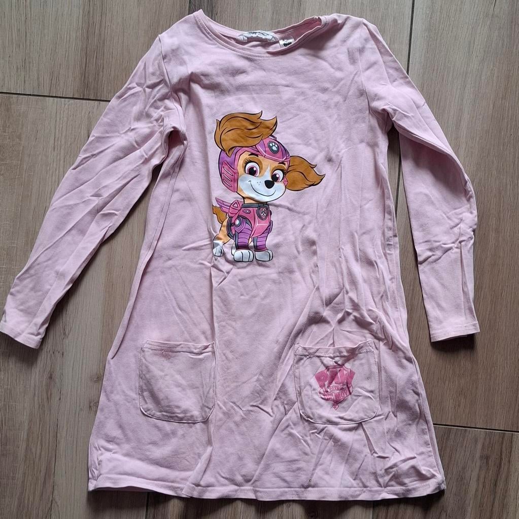 H&M Paw Patrol Skye jurk maat 134, Gebruikt, Meisje, H&M, Ophalen of Verzenden