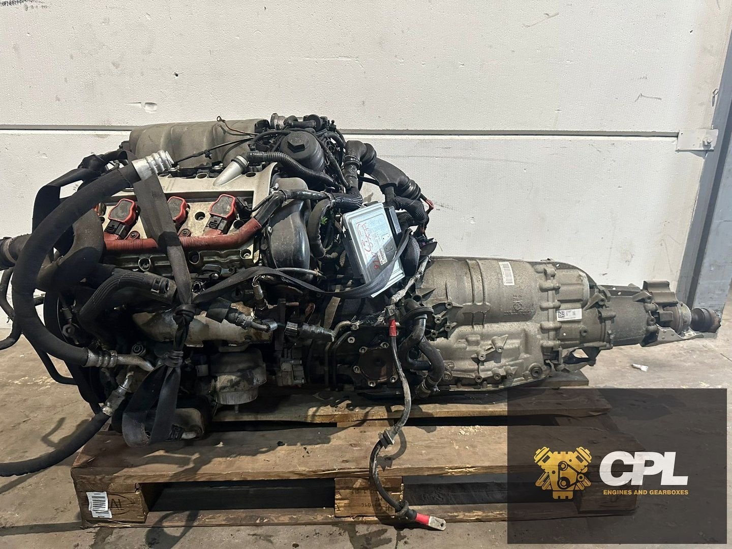 Audi A4 A6 3.2 FSI AUK Complete Motor Engine Moteur, Gebruikt, -, -, Ophalen of Verzenden