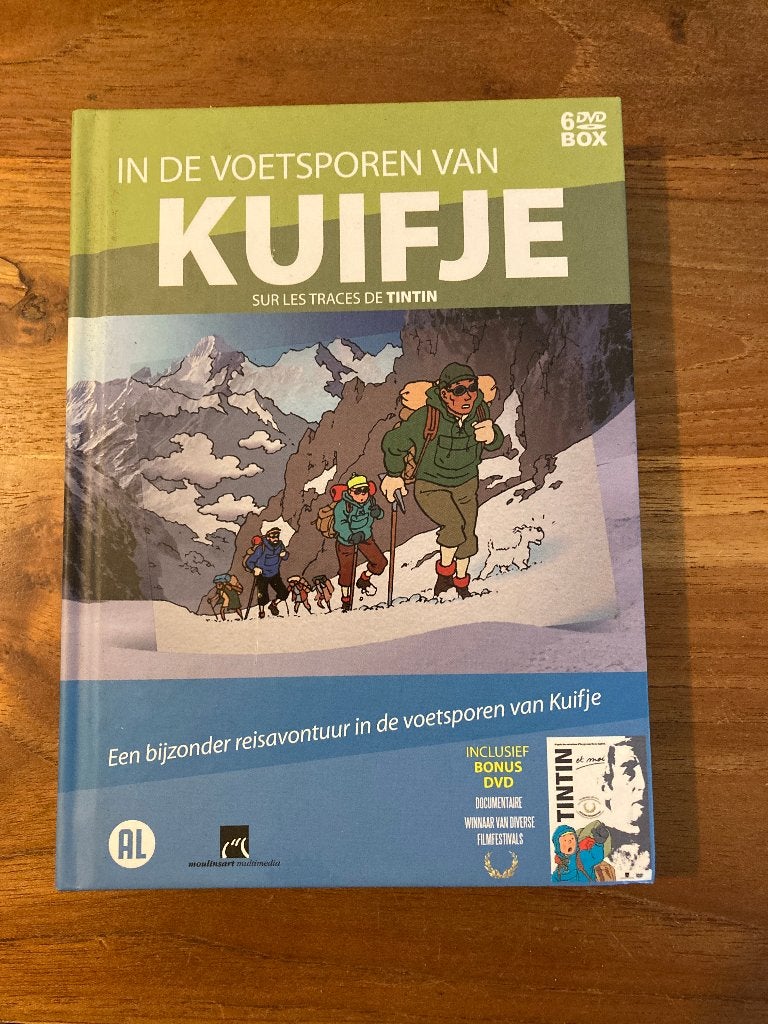 6 DVD Box In de voetsporen van Kuifje (Collector's edition /, Cd's en Dvd's, Dvd's | Tekenfilms en Animatie, Europees, Verzenden