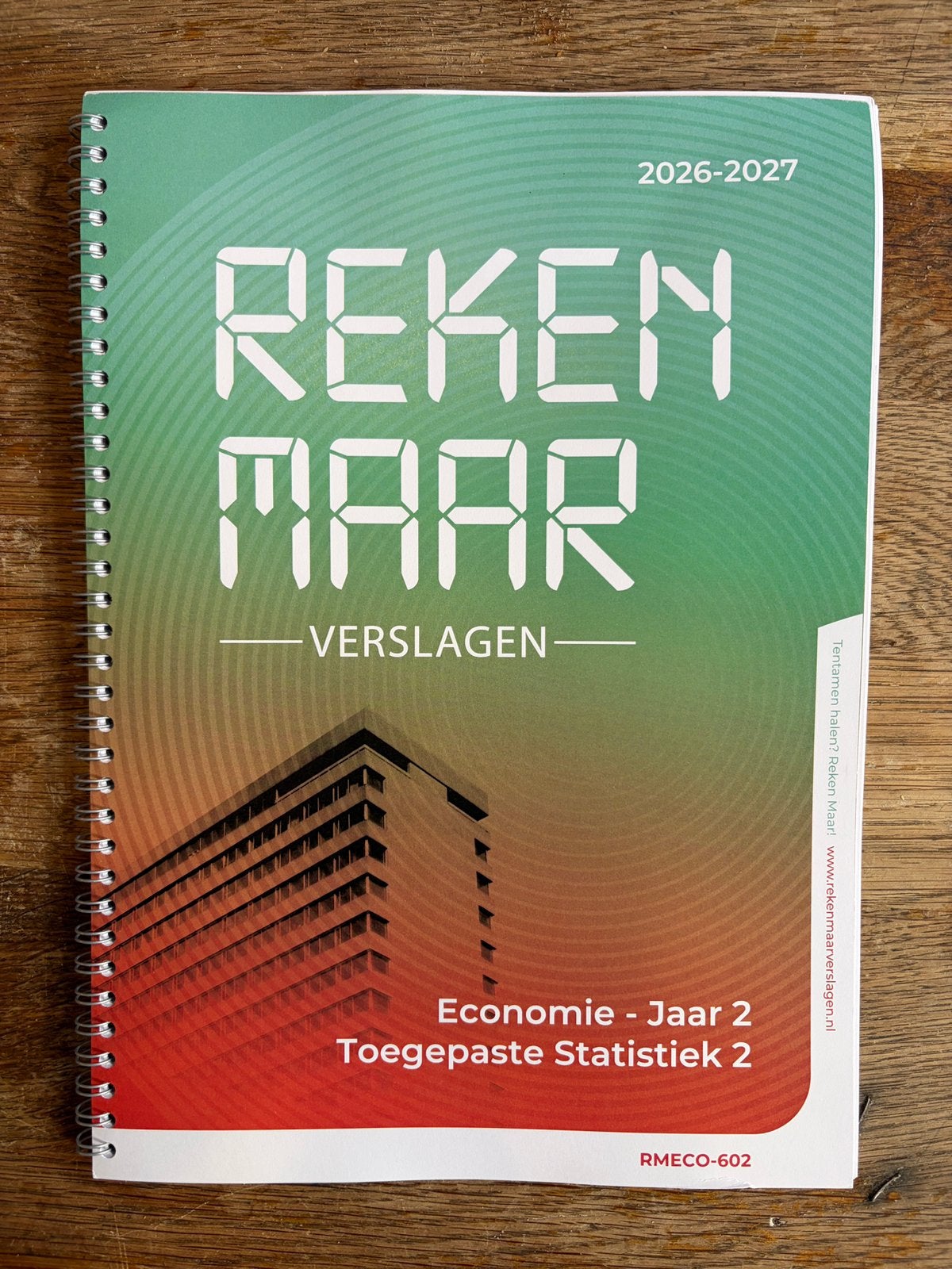 Reken Maar Verslagen - Toegepaste Statistiek 2 - Jaar 2, Ophalen of Verzenden, Beta, Nieuw, WO