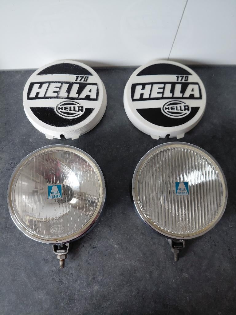Set Hella 170 Mistlamp & Verstraler Rallye Volvo BMW, Ophalen of Verzenden, Gebruikt, Opel
