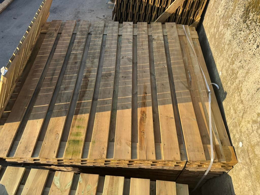 Nieuwe 21 planks schuttingen, Ophalen, 1 tot 2 meter, 6 meter of meer, Nieuw