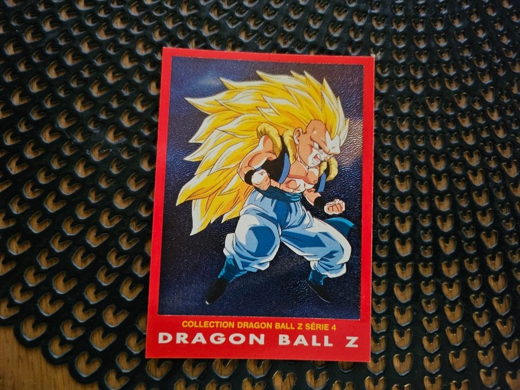 dragonball z kaart reverseholo red line Gotenks staand shiny, Ophalen of Verzenden, Nieuw