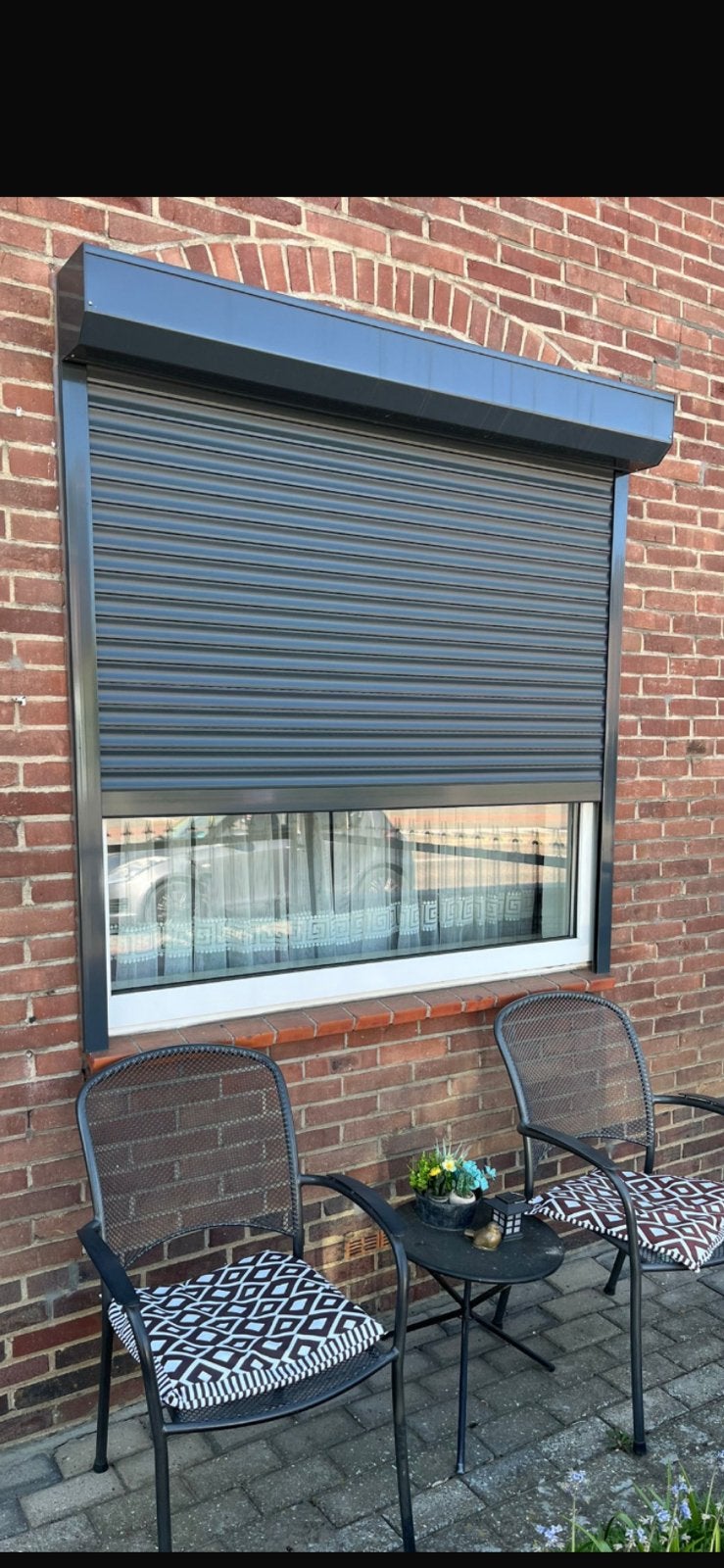 aluminium rolluik afmetingen is Hoogte 135 breedte is160cm, Doe-het-zelf en Verbouw, Ophalen of Verzenden, Zo goed als nieuw, Wit
