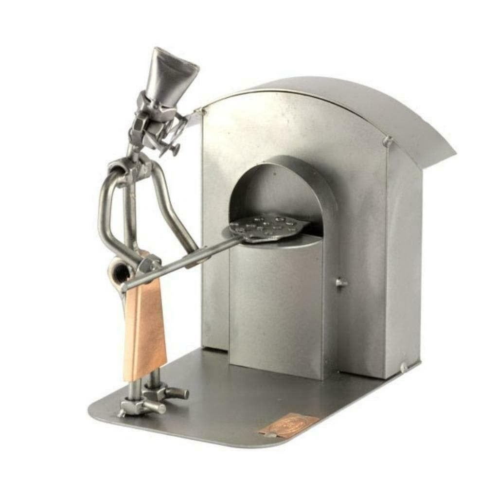Pizzabakker beeldje - pizza, oven, Italië, kok, restaurant, Ophalen of Verzenden