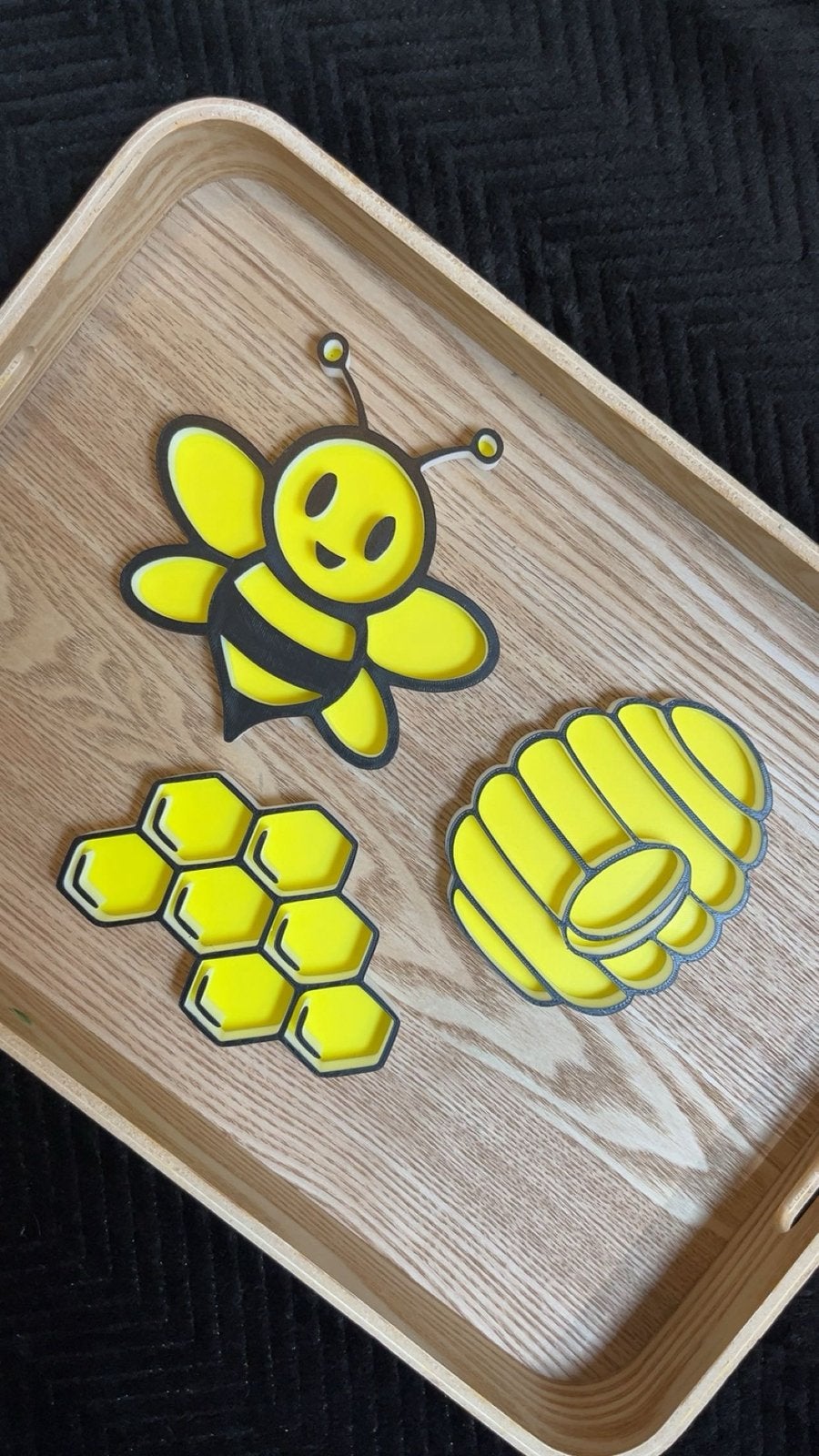 Vulvormen bijen gekleurd, Kinderen en Baby's, Speelgoed | Educatief en Creatief, Hoogersmilde Beilervaart 1, Ophalen of Verzenden