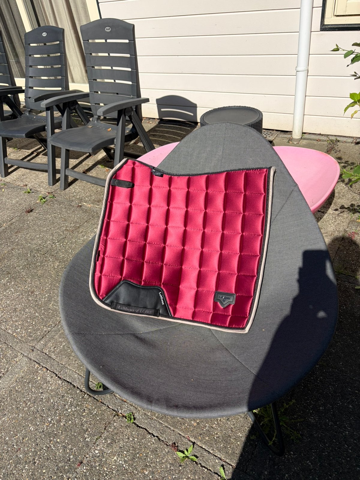 Lemieux loire ember full dressuur, Dieren en Toebehoren, Full (L), Dressuurdekje, Rood, Nieuw