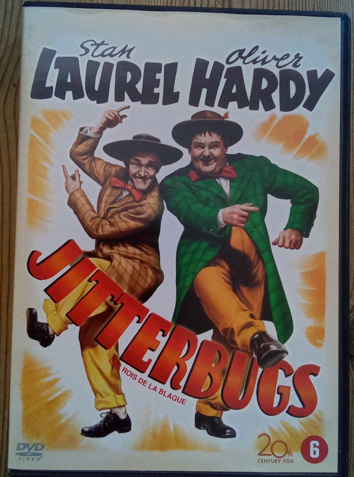 Laurel & Hardy - Jitterbugs - Klassieke Komedie, Bonusmateriaal, Ophalen of Verzenden, Zo goed als nieuw, Komedie