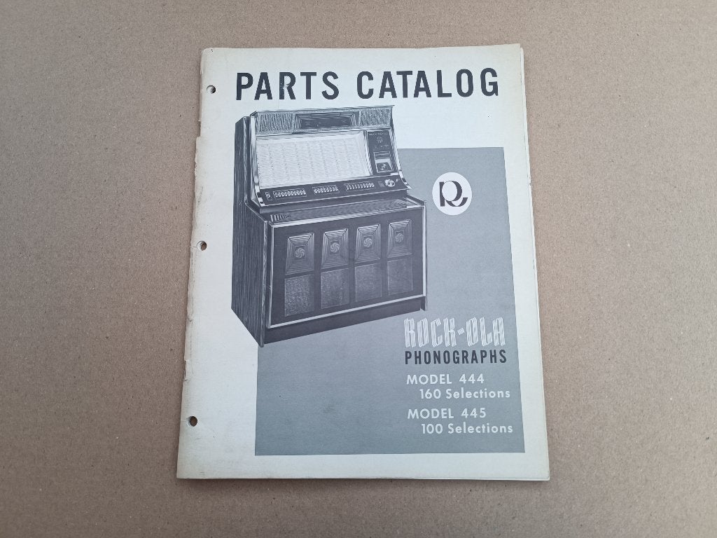 Parts Catalogus Rock-Ola 444 (1972) jukebox, Verzamelen, Automaten | Jukeboxen, Verzenden, Gebruikt, 1950 tot 1960, Seeburg