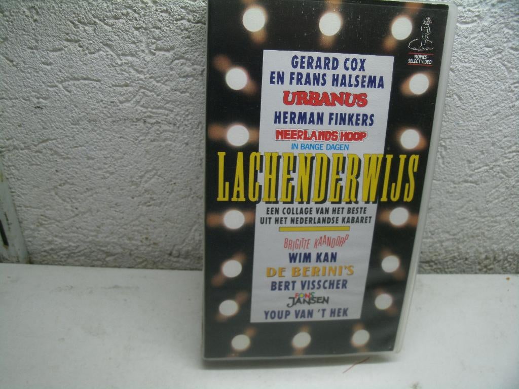 vhs 119b lachenderwijs oa gerard cox/urbanus, Alle leeftijden, Ophalen of Verzenden, Gebruikt