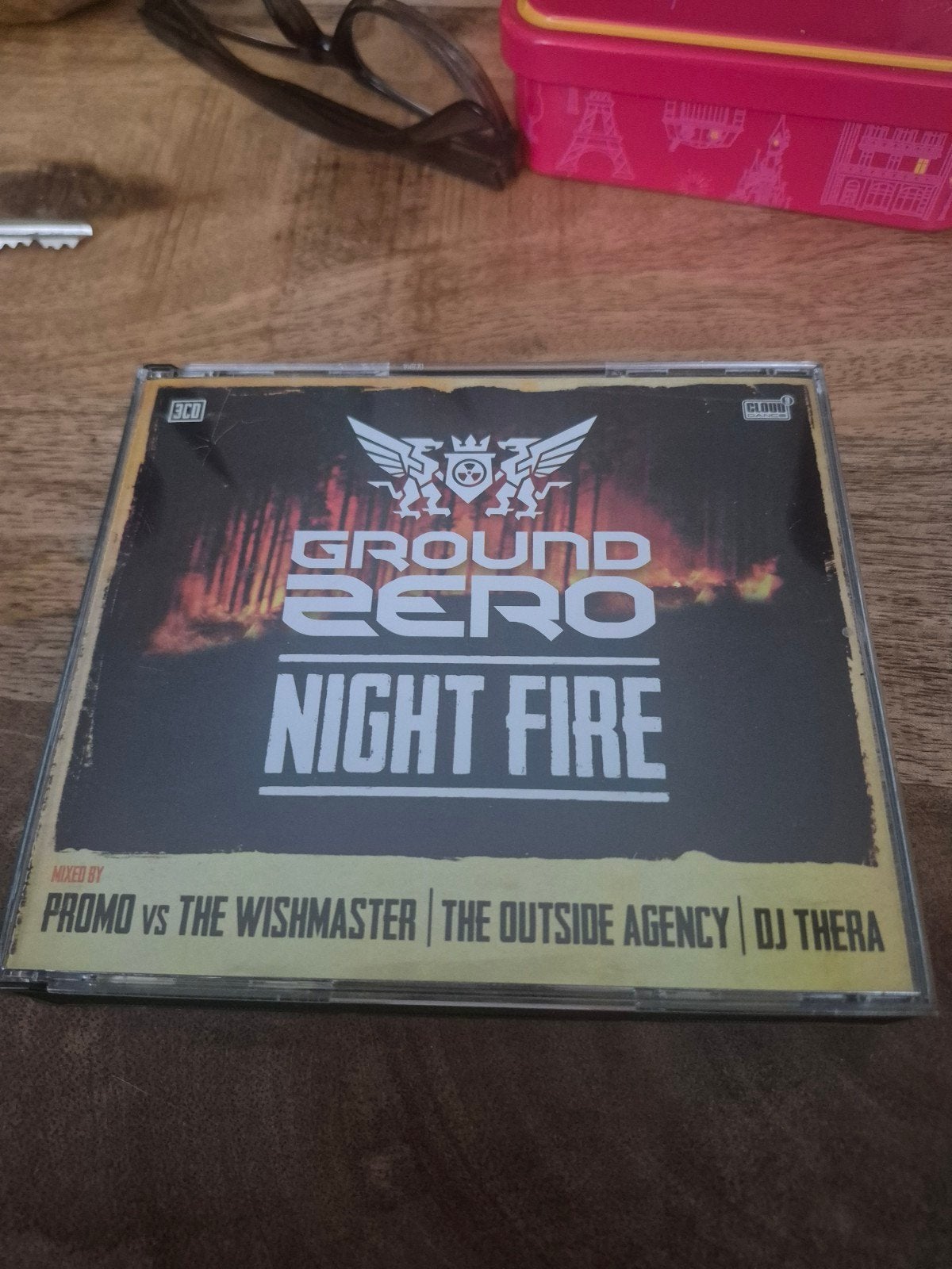 Ground Zero Night Fire 3CD Hardcore/Gabber verzamelalbum, Gebruikt, Hardcore, Ophalen of Verzenden, Verzamelalbum