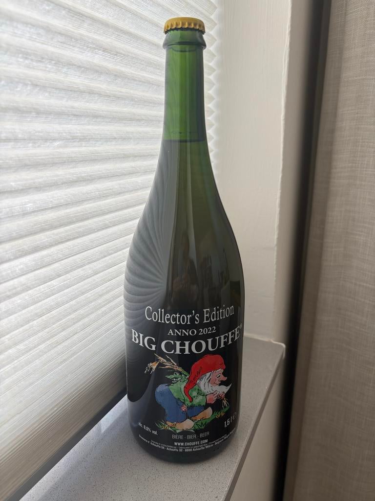 Big Chouffe Collector's Edition 1.5L - 40 Jaar Jubileum, Verzamelen, Biermerken, Zo goed als nieuw, Flesje(s), Overige merken