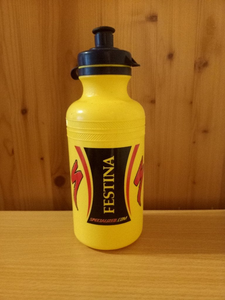 Bidon Festina geel (retro vintage), Ophalen of Verzenden, Overige typen