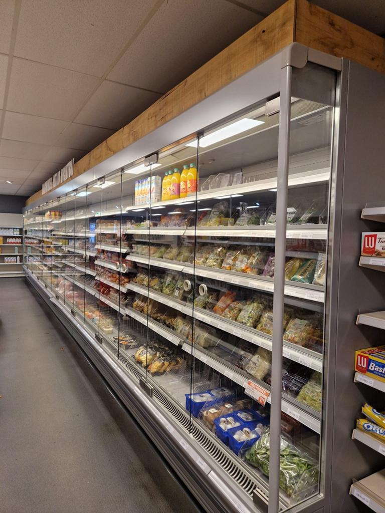 Supermarkt Glazen Deuren wandkoeling wandvriezer vriescel, Ophalen