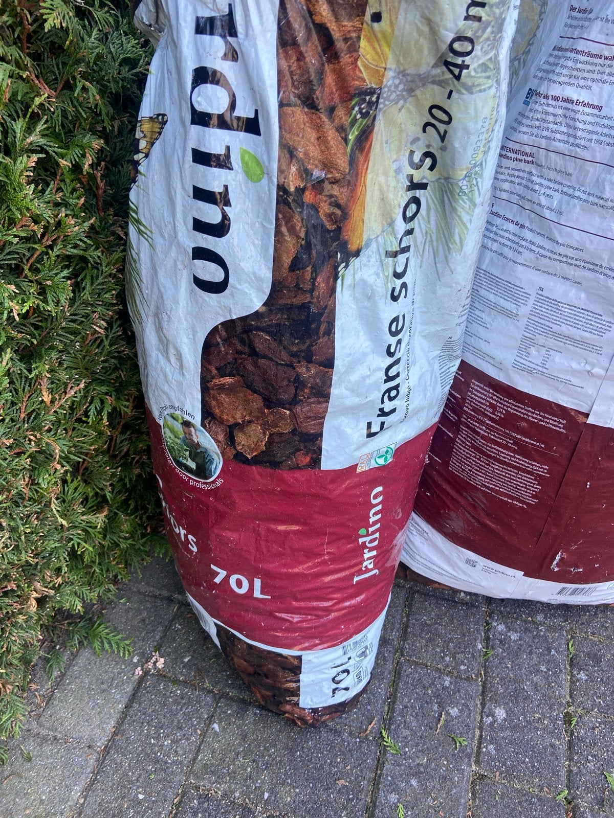 Jardino Franse Boomschors 70L - 4,5 zak, Tuin en Terras, Ophalen, Boomschors