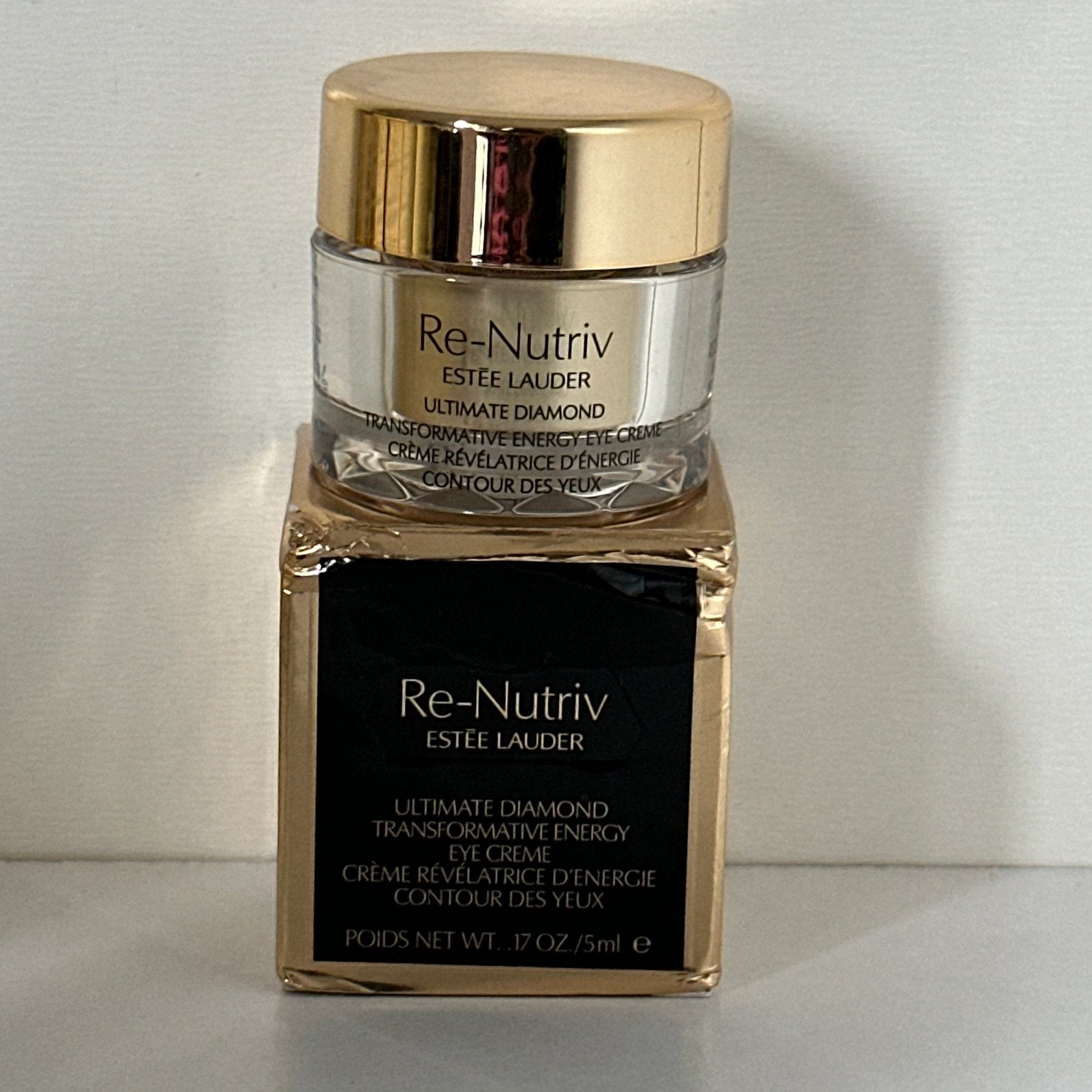 Estee Lauder Re-Nutriv Ultimate Diamond Eye Creme 5 ml, Ophalen of Verzenden, Nieuw, Ogen, Verzorging