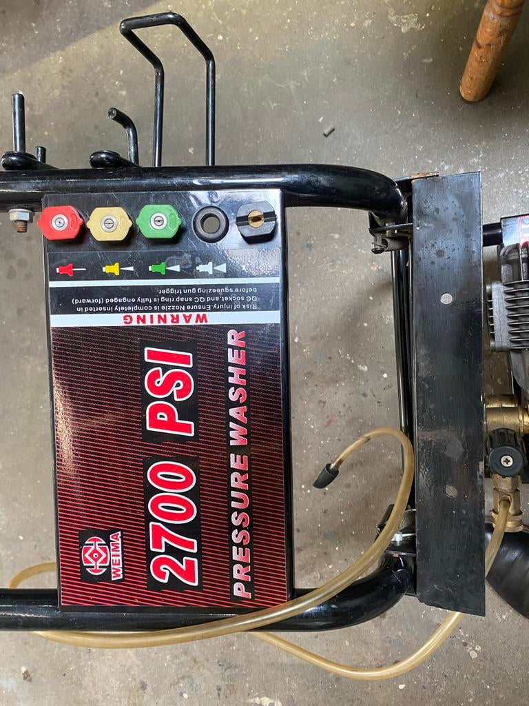 Weima hogedrukreiniger 2700 PSI, Ophalen of Verzenden, Gebruikt, Benzine