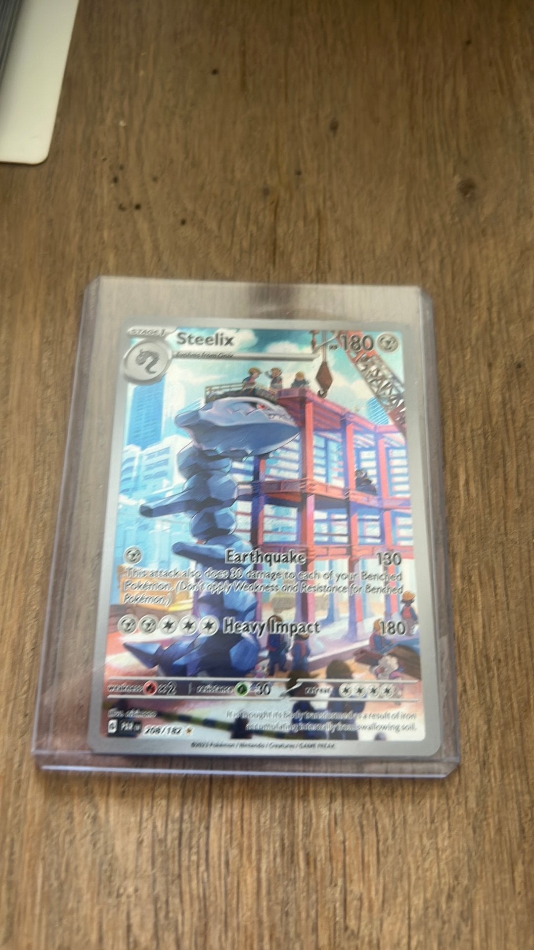 Pokemon kaart steelix, Ophalen of Verzenden