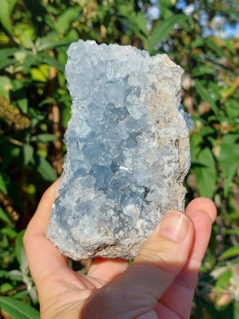 Celestien Kristal - Meditatiesteen - 872g, Verzamelen, Mineralen en Fossielen, Ophalen of Verzenden, Mineraal