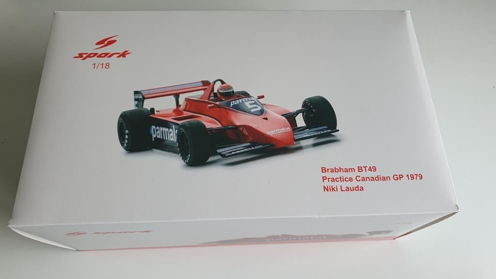 Spark 1/18 Brabham BT49 Lauda, Hobby en Vrije tijd, Modelauto's | 1:18, Nieuw, Auto, Overige merken, Ophalen of Verzenden