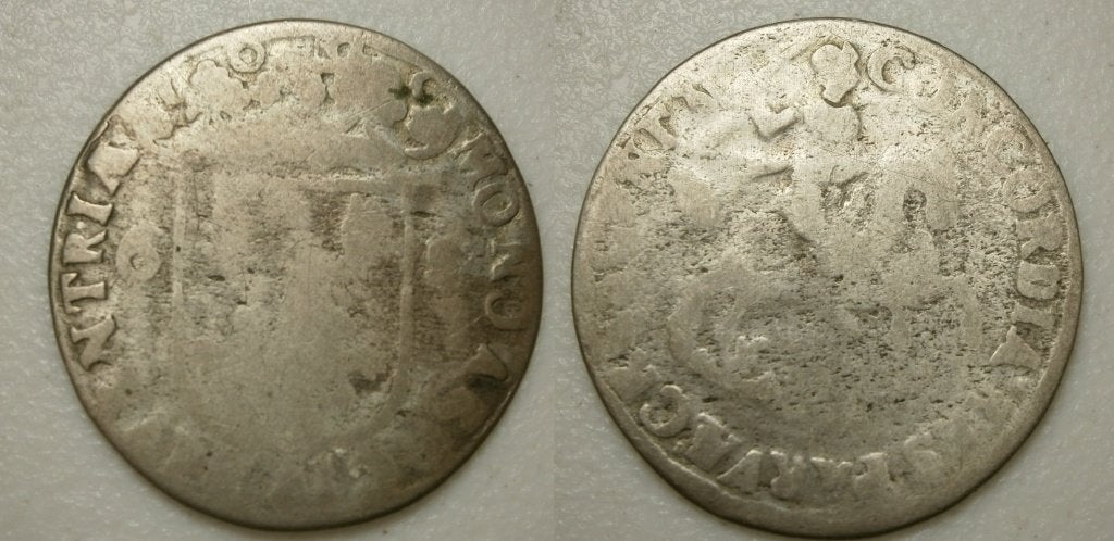 PD11576 Deventer Rijderschelling 1690, Postzegels en Munten, Vóór koninkrijk, Zilver, 25 cent, Ophalen of Verzenden