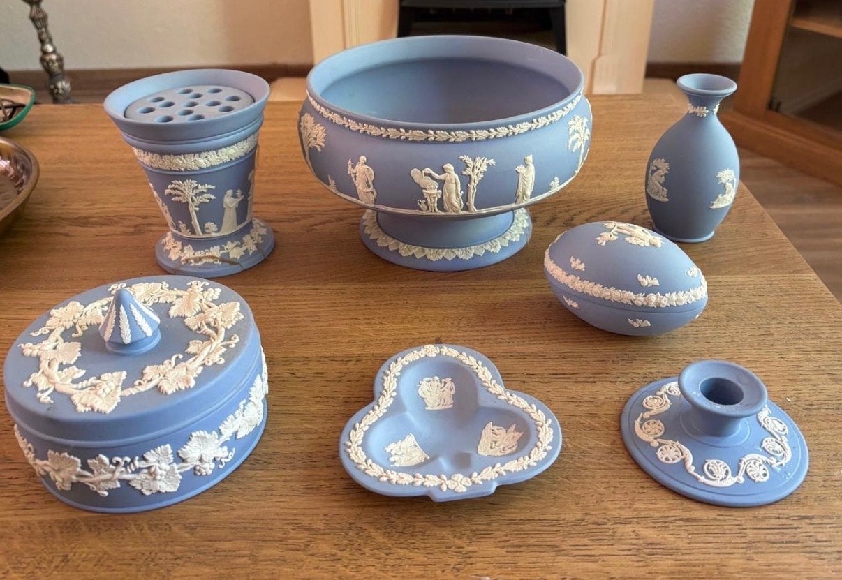 Wedgwood Jasperware set - 7 stuks, Ophalen of Verzenden