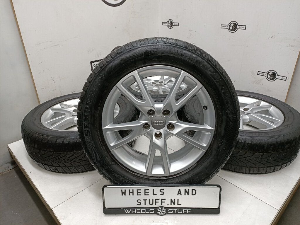 Audi q3 q5  lichtmetaal velgen 18"inch Winterbanden, Ophalen, Gebruikt, 18 inch, Banden en Velgen
