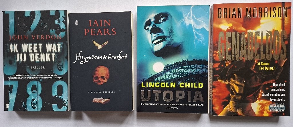 Boek John Verdon, Iain Pears, Lincoln Child, Brian Morrison, Ophalen of Verzenden, Gelezen, Diverse auteurs