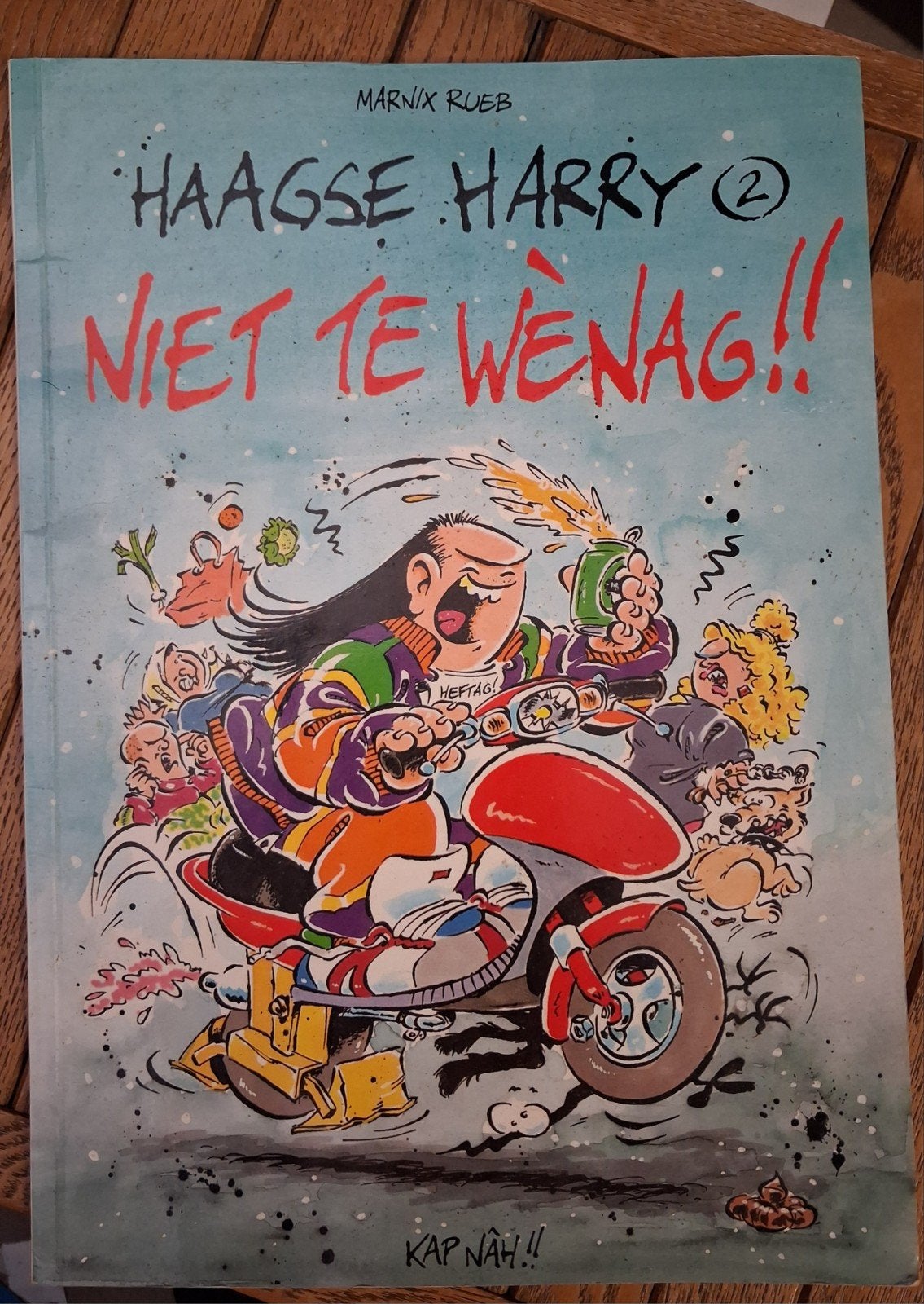 Haagse Harry 2: Niet te Wenag!! - Marnix Rueb stripboek, Boeken, Stripboeken, Ophalen of Verzenden