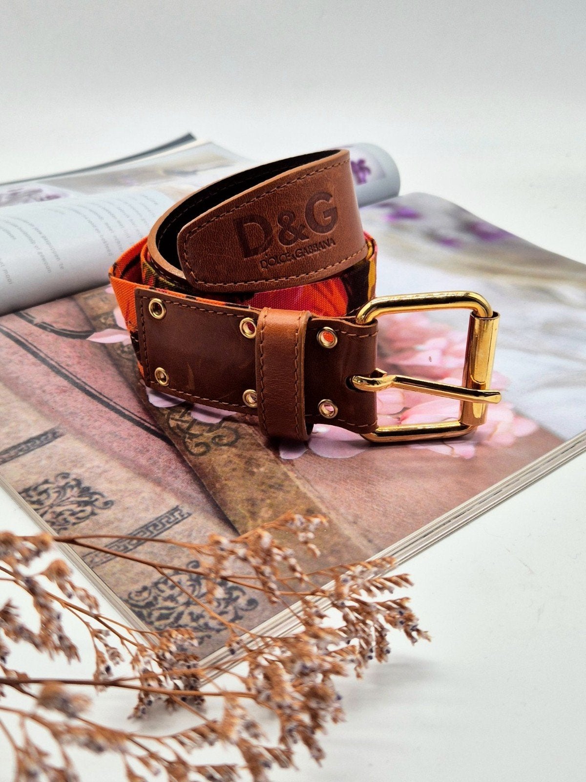 Dolce & Gabbana Riem - Zomerse Eyecatcher (85-100 cm), Kleding | Dames, Dolce & Gabbana, Overige kleuren, 3 tot 5 cm, Echt leder