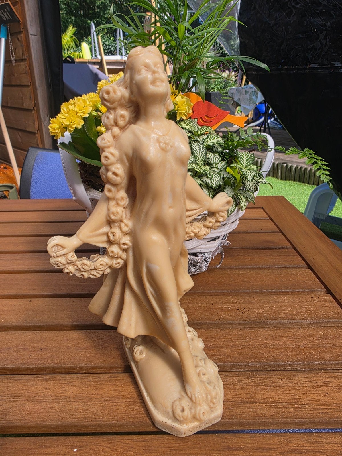 Vintage Primavera beeld – Albast – Italië – 25 cm, Antiek en Kunst, Ophalen