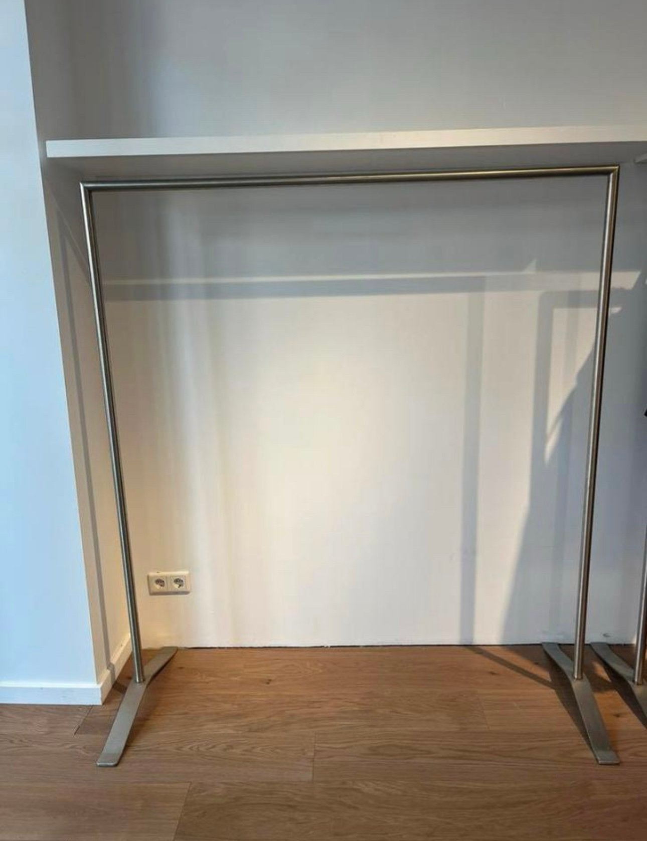 3 stevige RVS kledingrekken - 150x165 cm, Ophalen, Gebruikt