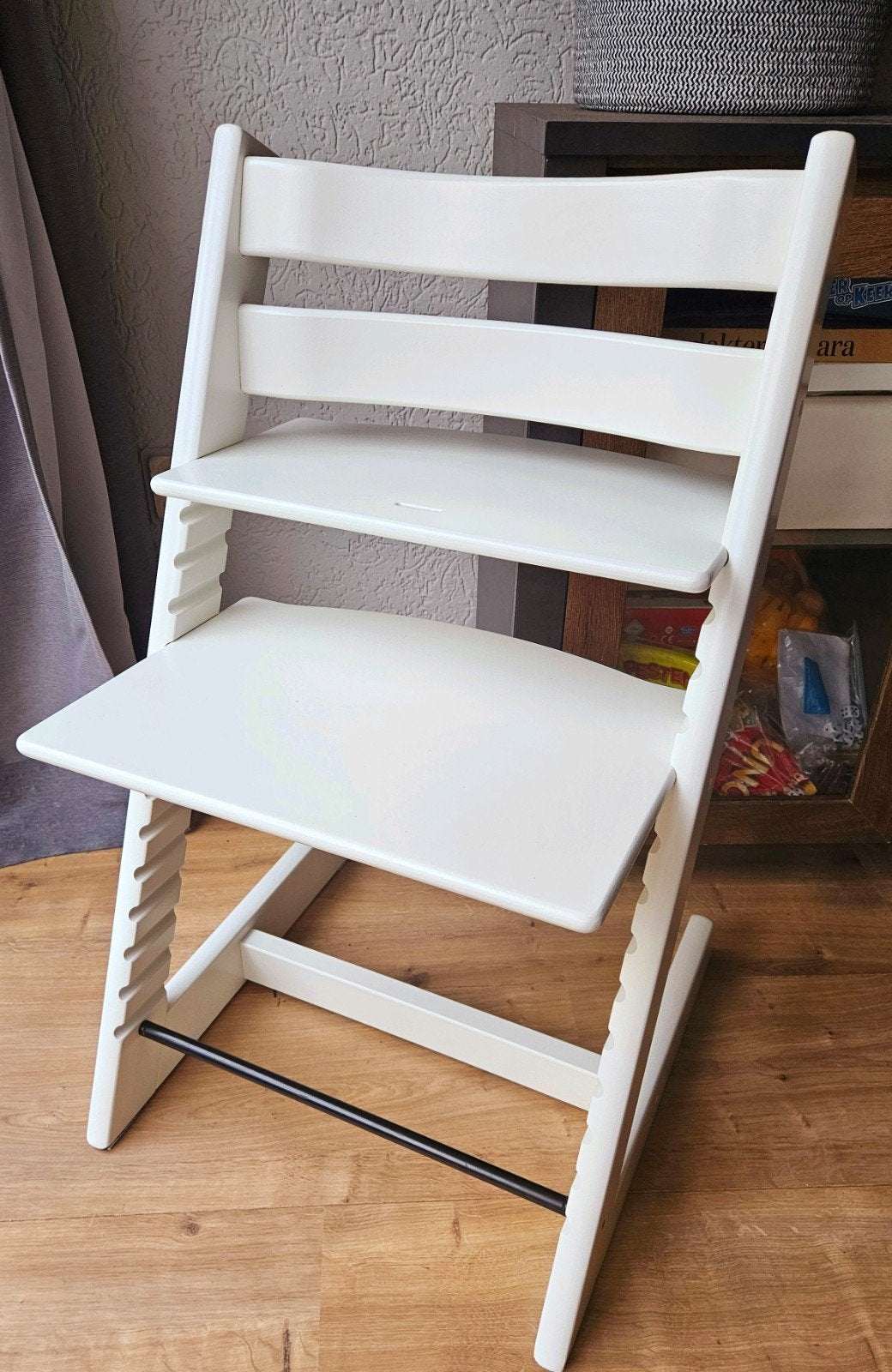Stokke Tripp Trapp wit refurbished als nieuw, Kinderen en Baby's, Ophalen, Zo goed als nieuw, Meegroeistoel, Aanschuifbaar