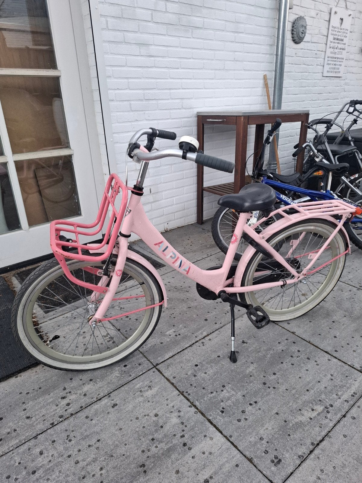 Alpina meisjesfiets roze, Fietsen en Brommers, Ophalen, Gebruikt, 16 inch