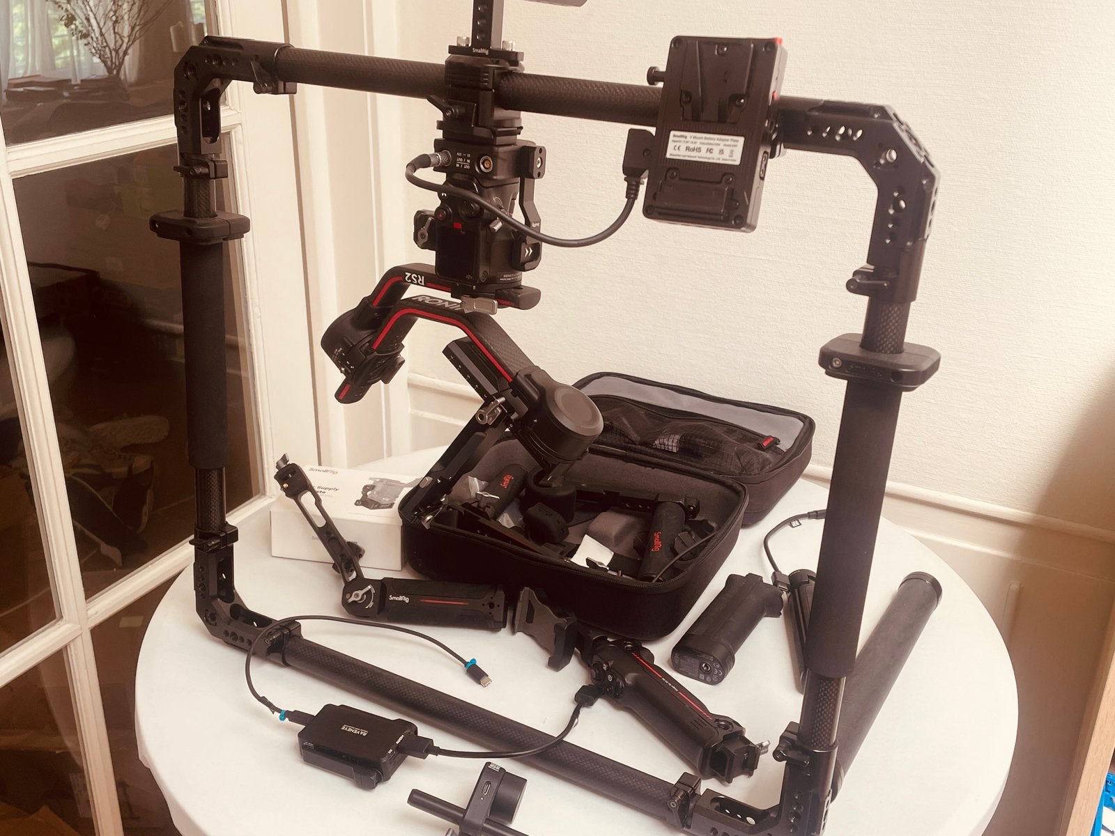 DJI Ronin RS2 met SmallRig Ring - Remote - Grips, Overige typen, Ophalen of Verzenden, Zo goed als nieuw, 175 cm of meer