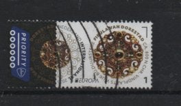 ‹(•¿•)› nl # m0241 europa sieraad tab, Verzenden, Na 1940, Gestempeld