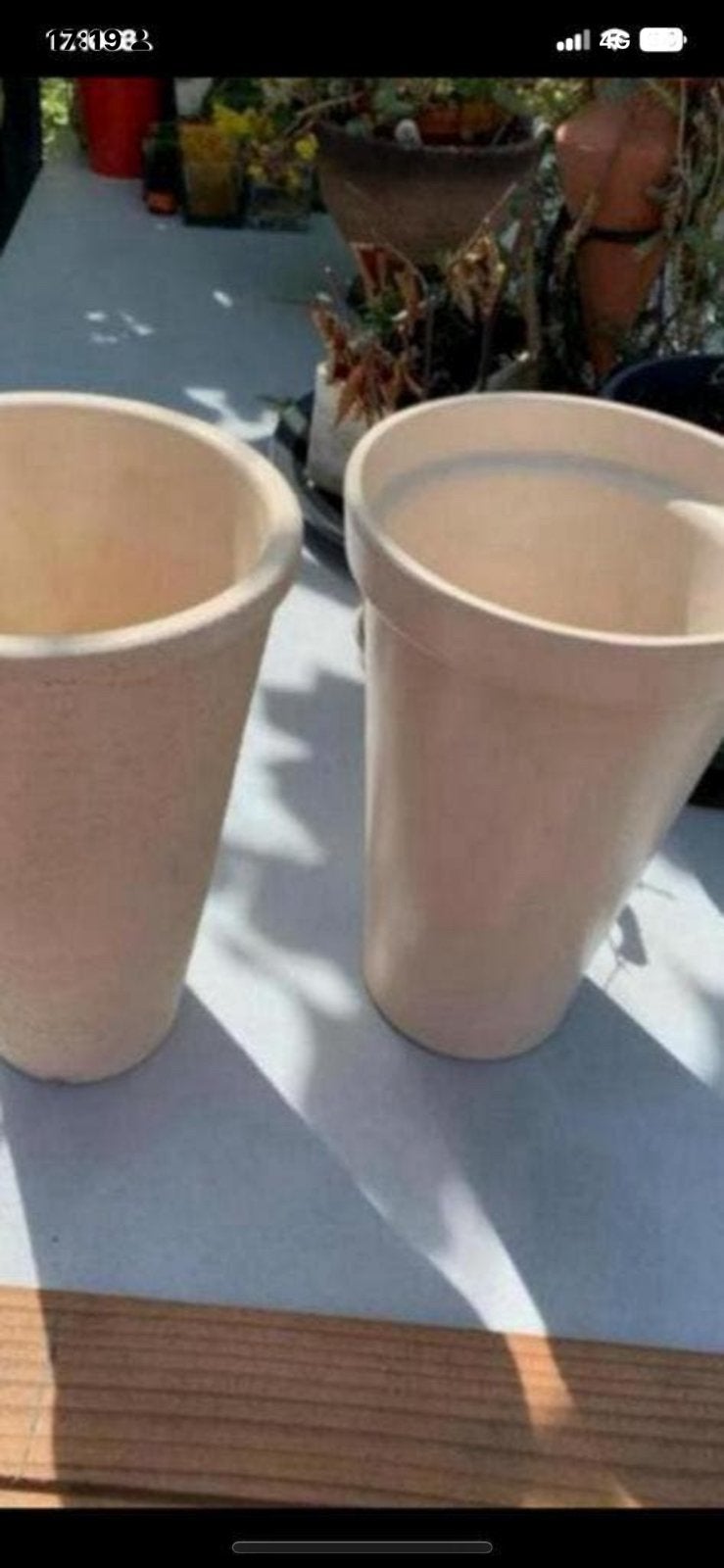 2 Bloempotten €3, Ophalen, Rond, Zo goed als nieuw, Aardewerk