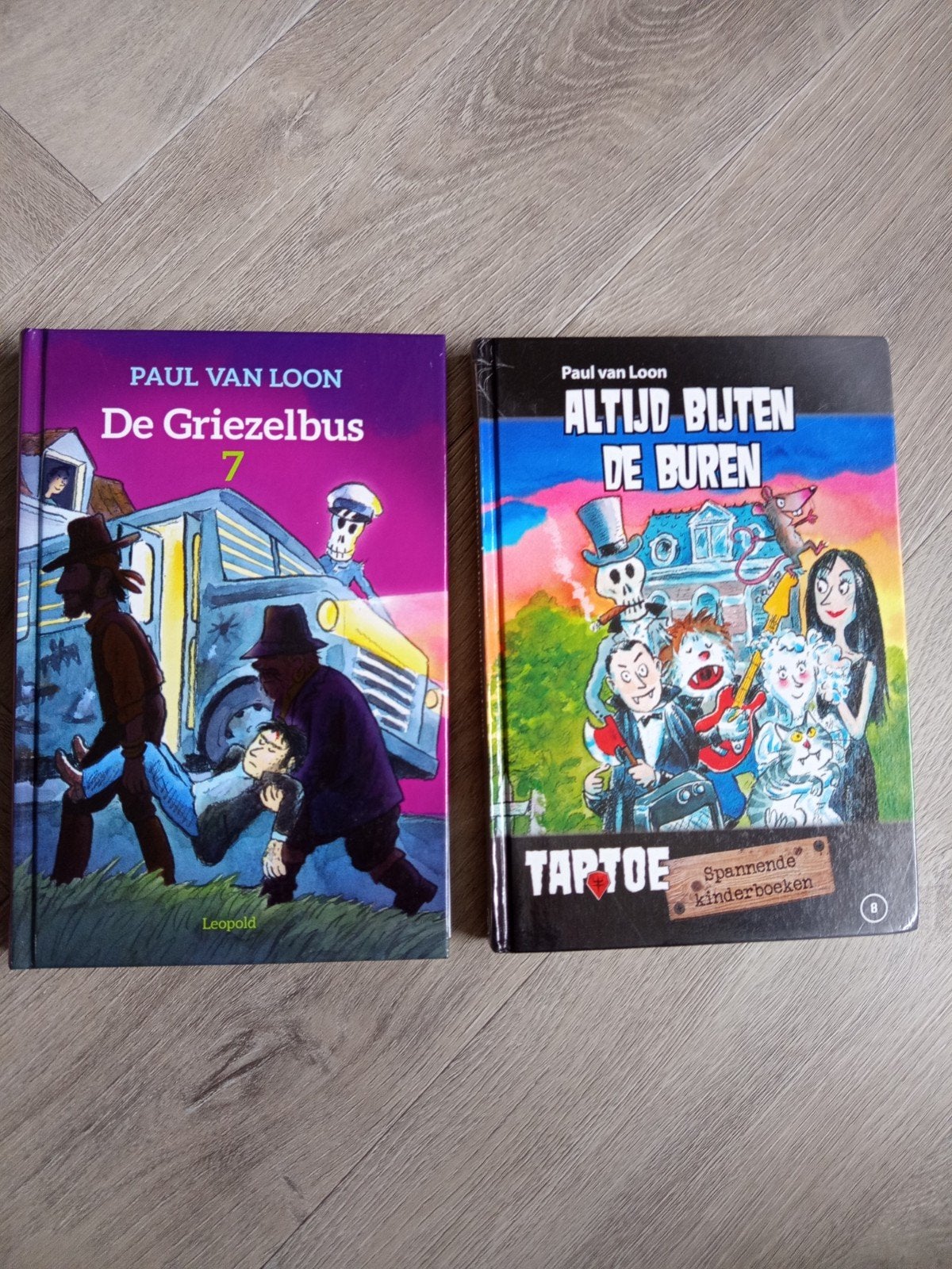 Paul van Loon - De Griezelbus & Altijd Buiten de Buren, Ophalen of Verzenden, Gelezen, Paul van Loon, Fictie algemeen