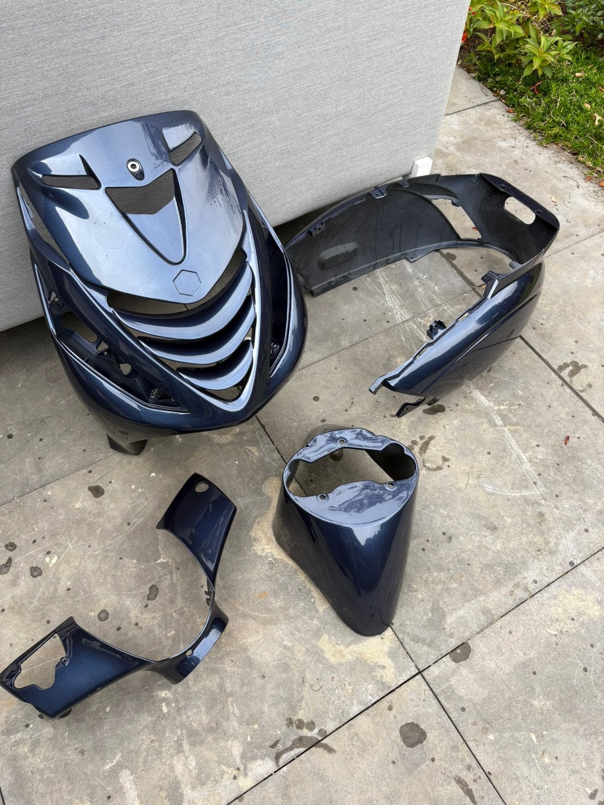 Zip sp kappenset midnight blue (lichte gebruikssporen), Motoren, Ophalen