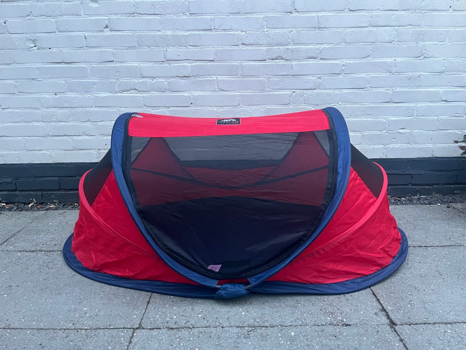 Deryan Peuter Luxe Slaaptentje - Rood/Blauw, Ophalen, Gebruikt, Tot en met 2