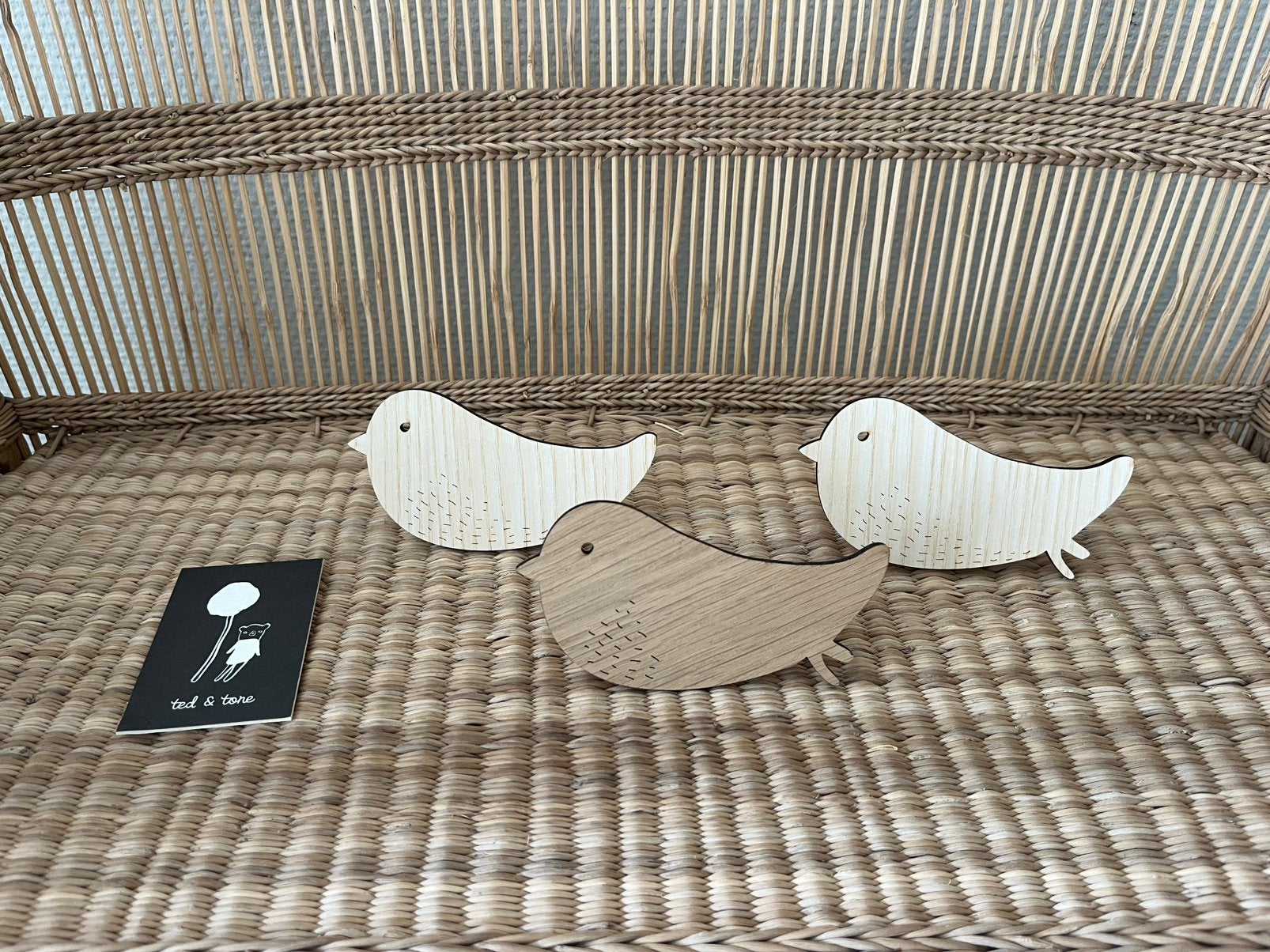 Drie wandhaken Ted & Tone vogel, Kinderen en Baby's, Ophalen of Verzenden, Nieuw, Wanddecoratie