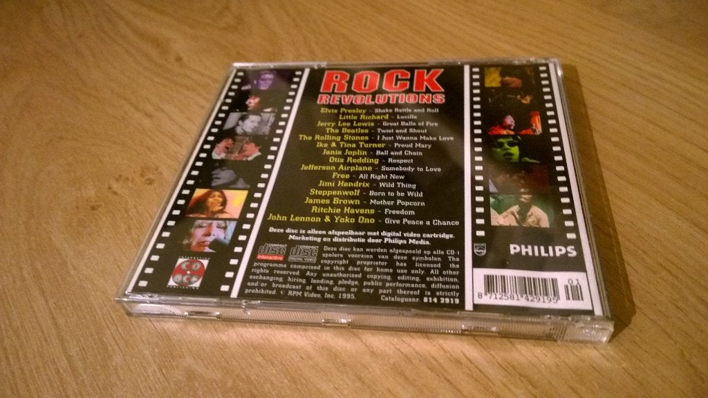 Rock Revolutions I, Video CD, CDI, Ophalen, Gebruikt, Poprock, Verzamelalbum