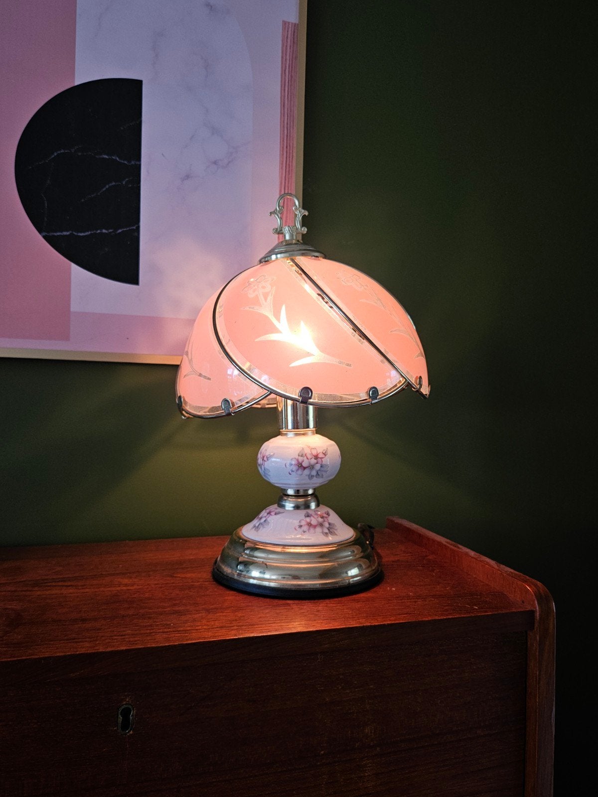 Vintage Tafellamp hollywood regency, Antiek en Kunst, Ophalen